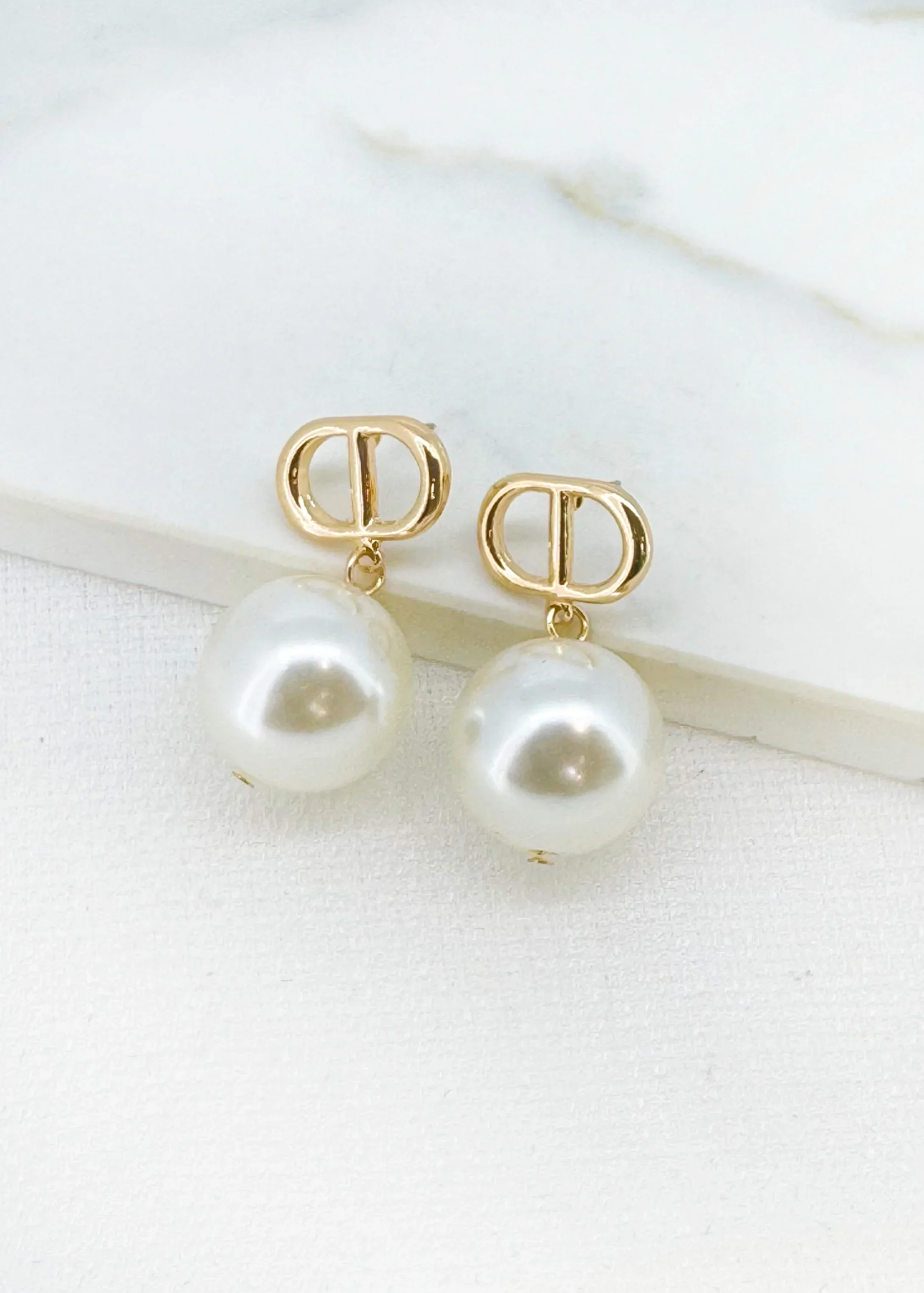 Envy Large Pearl Drop Earrings