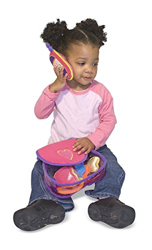 Melissa & Doug Pretty Purse Fill and Spill: First Play Series   1 Free Pair of Baby Socks Bundle [30496] : Giochi e giocattoli