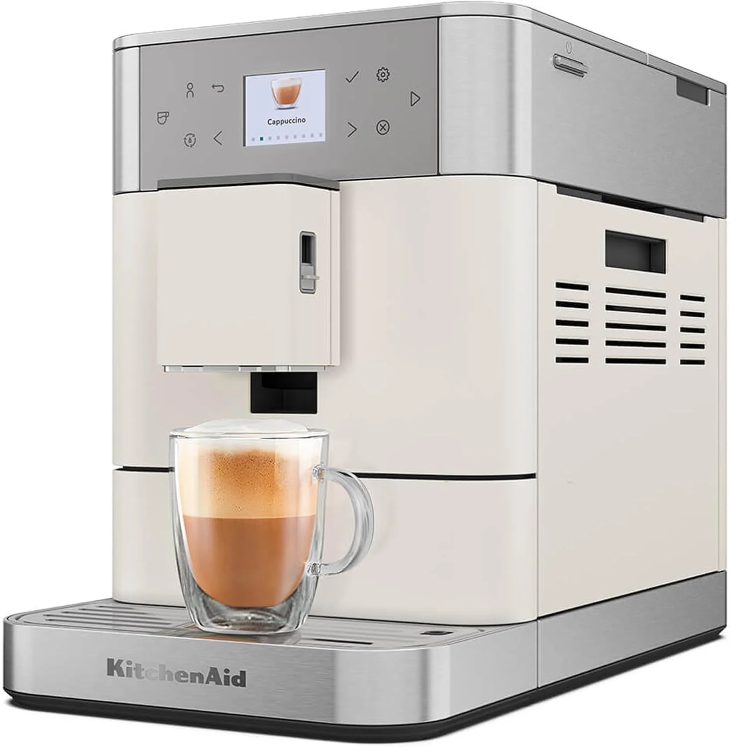 KitchenAid Kaffeevollautomat Maschine I KF6 I Heißgetränke von Espresso bis Cappuccino I mit 15 voreingestellten Getränken