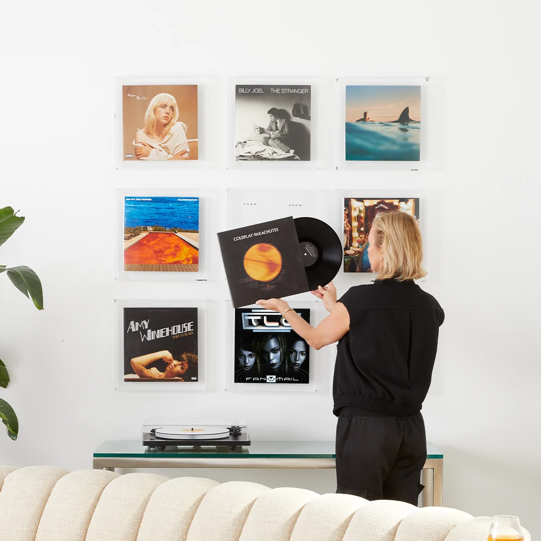 Display & Play Record Album Magnetic Float Frame | Vinyl Float Frame