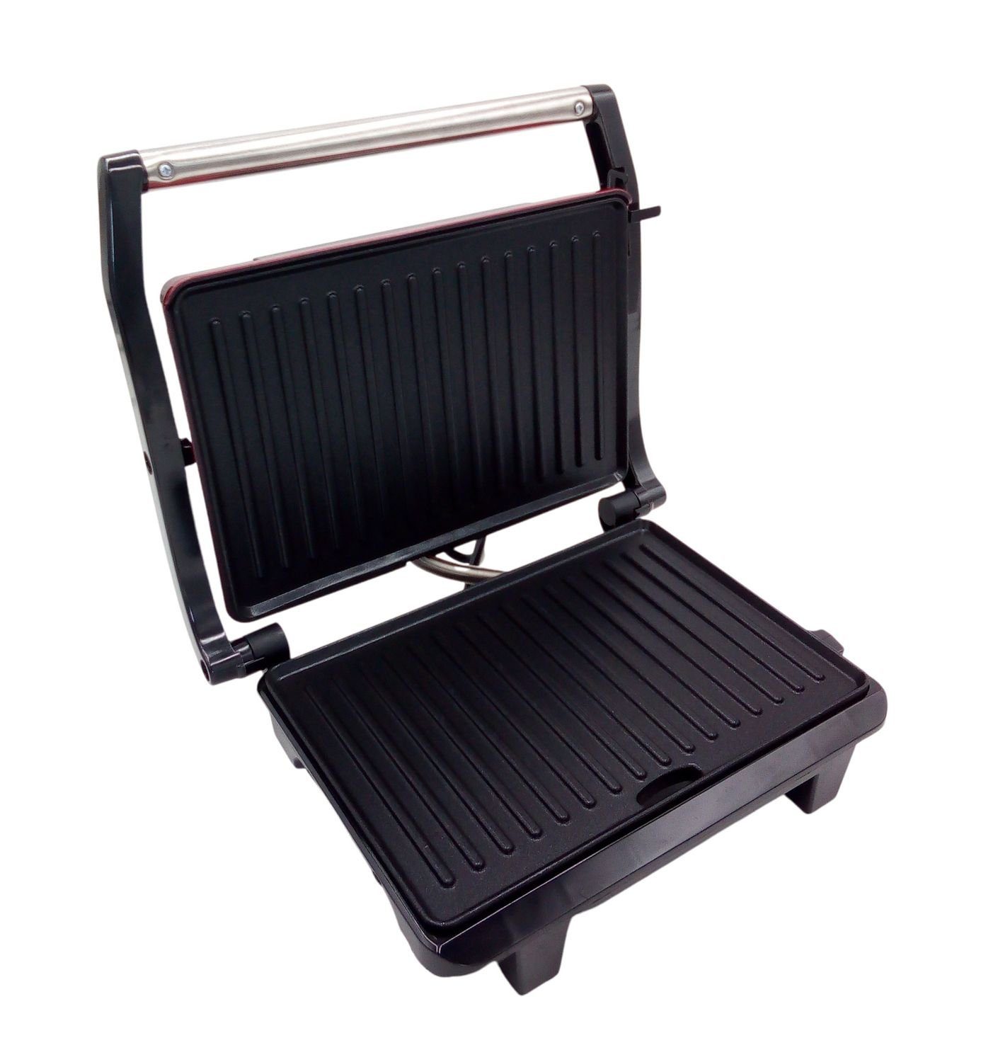 Tischgrill Kontaktgrill 1000W Optigrill Elektrogrill Tischgrill 2 Grillplatten