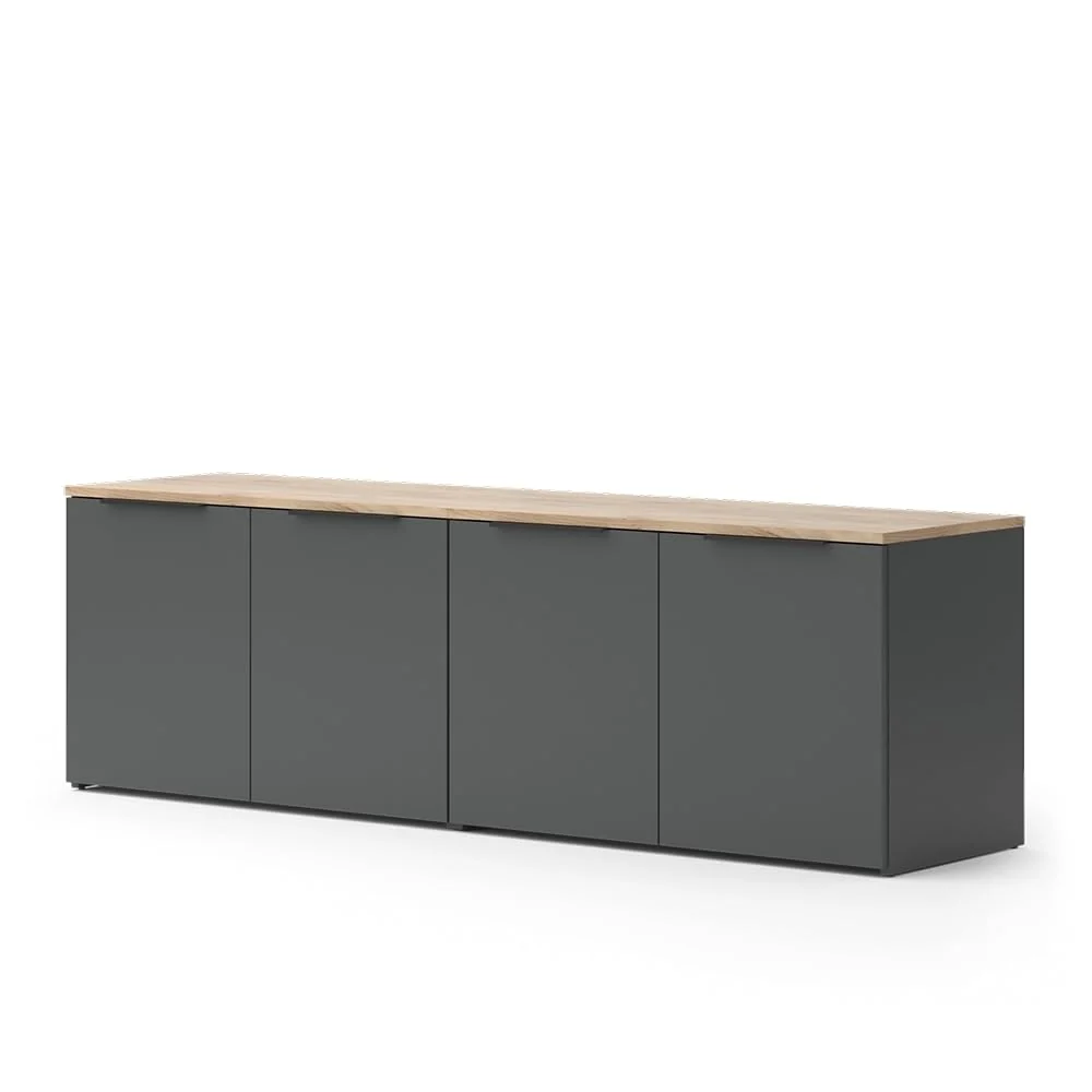 Vicco Wido Wohnwand, mehrteiliges TV-Möbel-Set für das Wohnzimmer