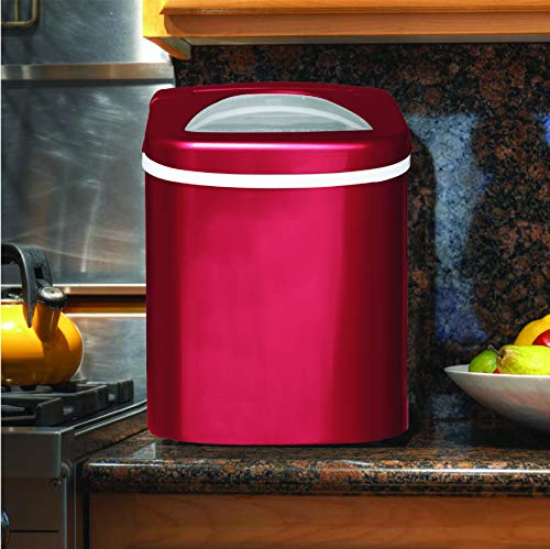 Compact Ice Maker, rosso : Amazon.it: Casa e cucina