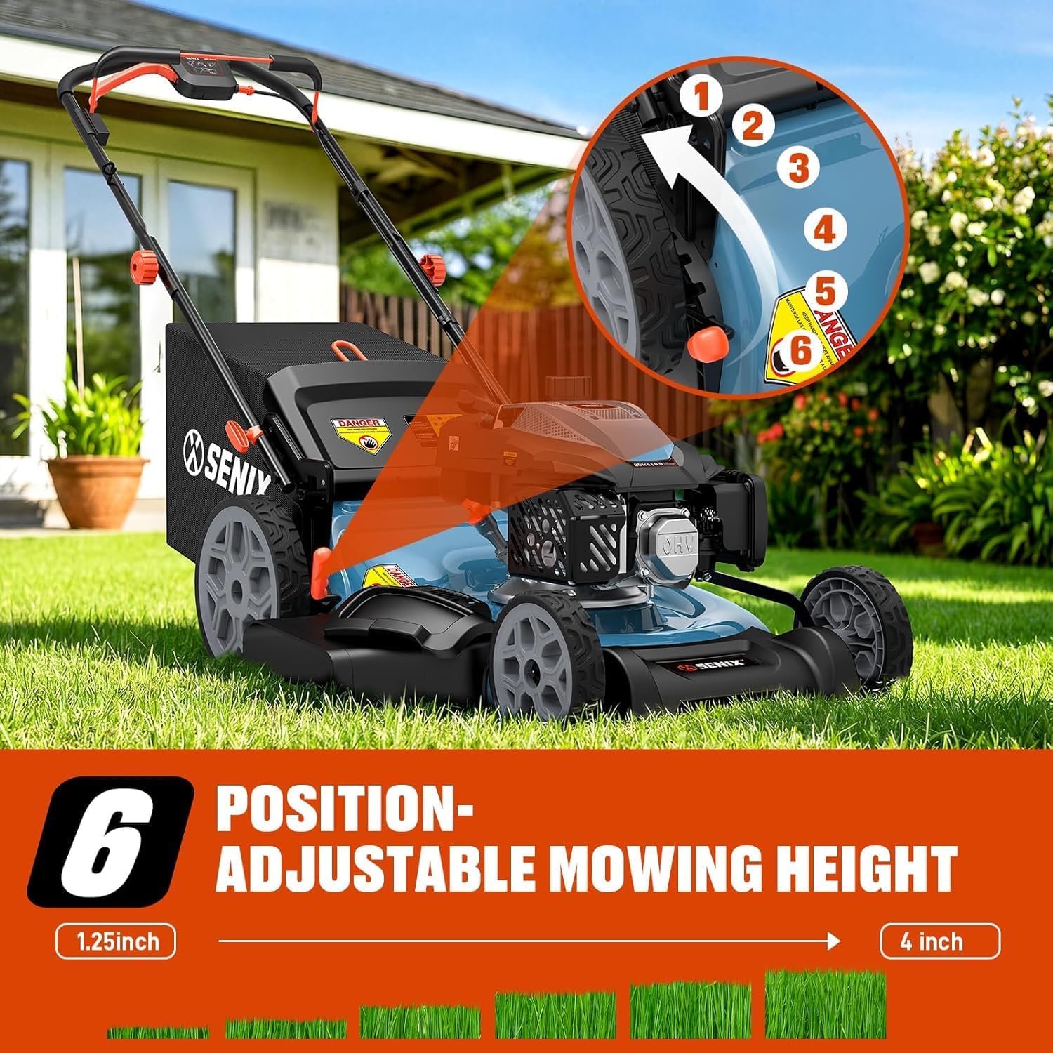 SENIX Gas Lawn Mower  22