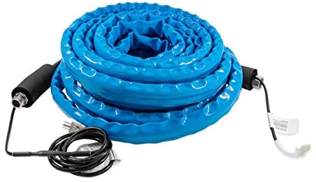 Camco 22912 50 Feet Taste Pure Heated Drinking Water Hose with Thermostat &ndash; Lead Free