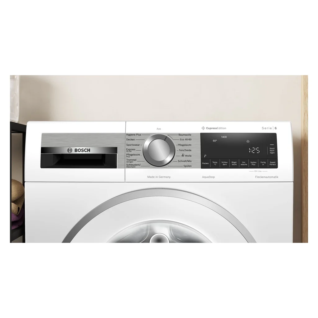 2025 Lavadora frontal Bosch Serie 6 WGG2441H0 – 9 kg, 1400 rpm, blanca