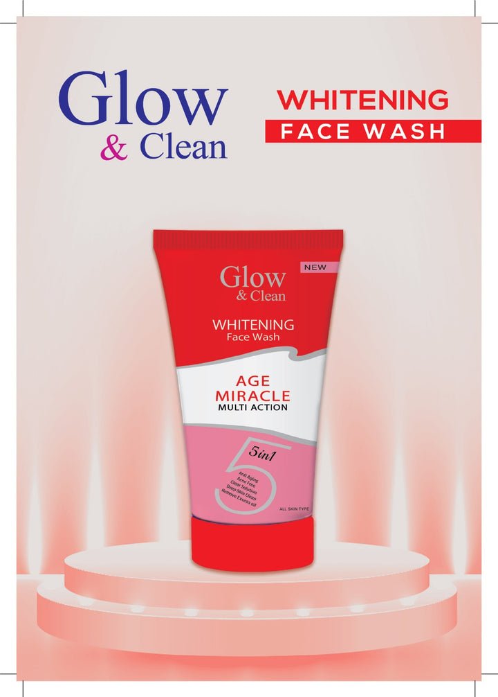 Glow & Clean Anti-Aging 5 in 1 Whitening Facewash