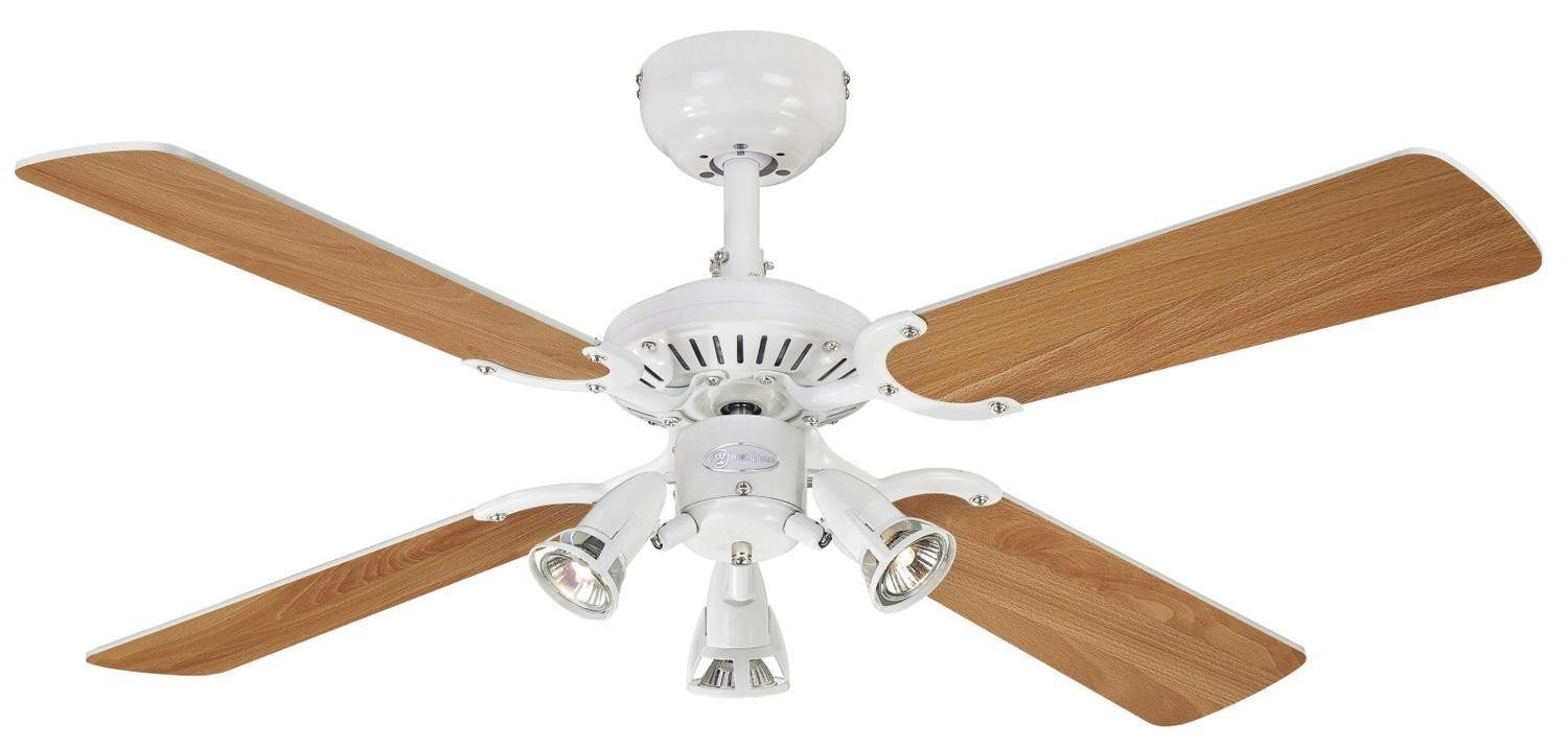 Deckenventilator Deckenventilator Princess Euro Weiß 105 cm mit Leuchte