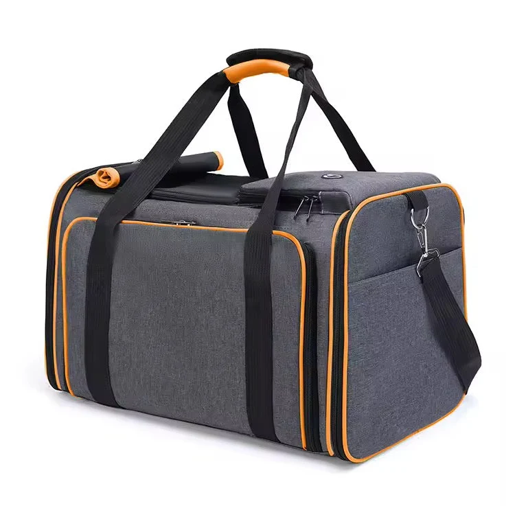 Expandable Pet Carrier Bag �C Breathable Mesh, Foldable & Lightweight