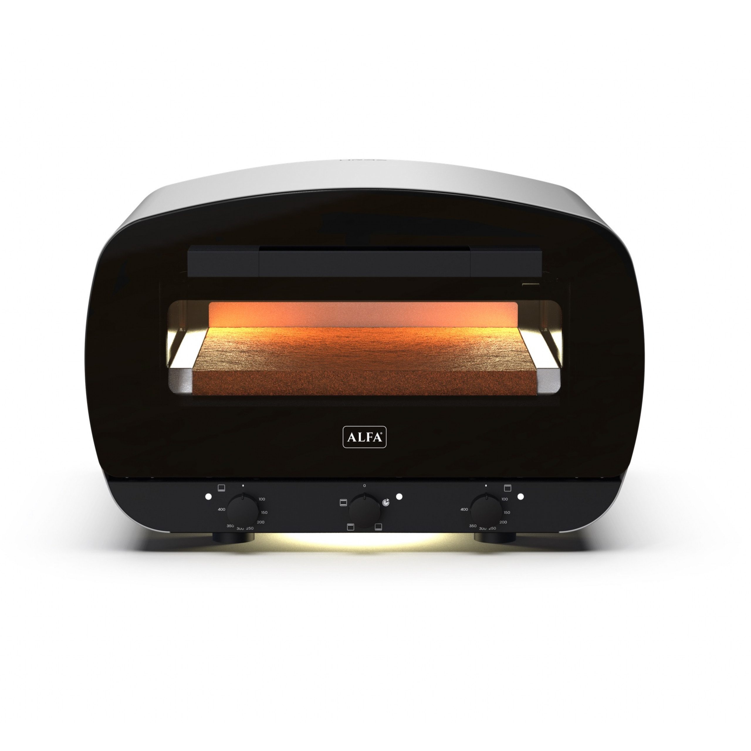 Pizzaofen Alfa Forni Elektro Pizzaofen URBE Hellgrau (RAL 7042) FXUR-1P-EGRI