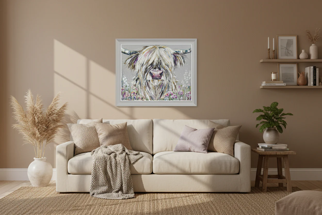 Flora �C Framed Canvas by Nicola Jane Rowles