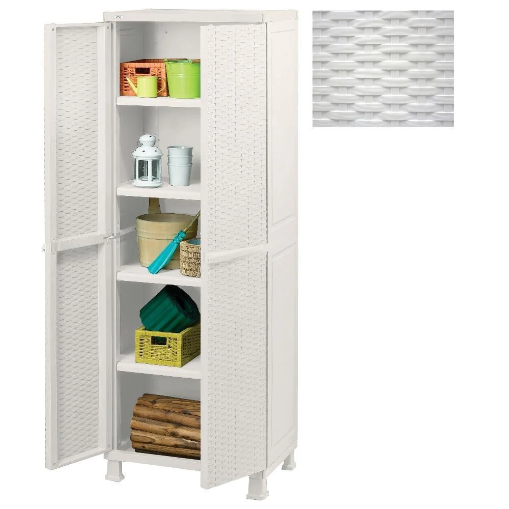 Armadio Keter Cm.65x45x177H T/Piani Bianco