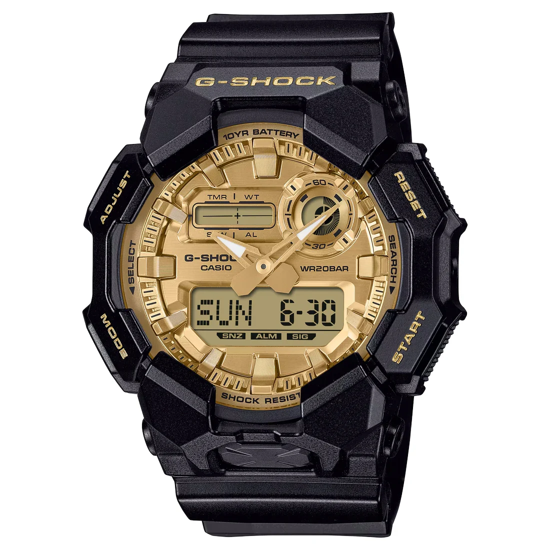 Orologio Casio G-Shock GA-010GGB-1A9ER nero quadrante oro
