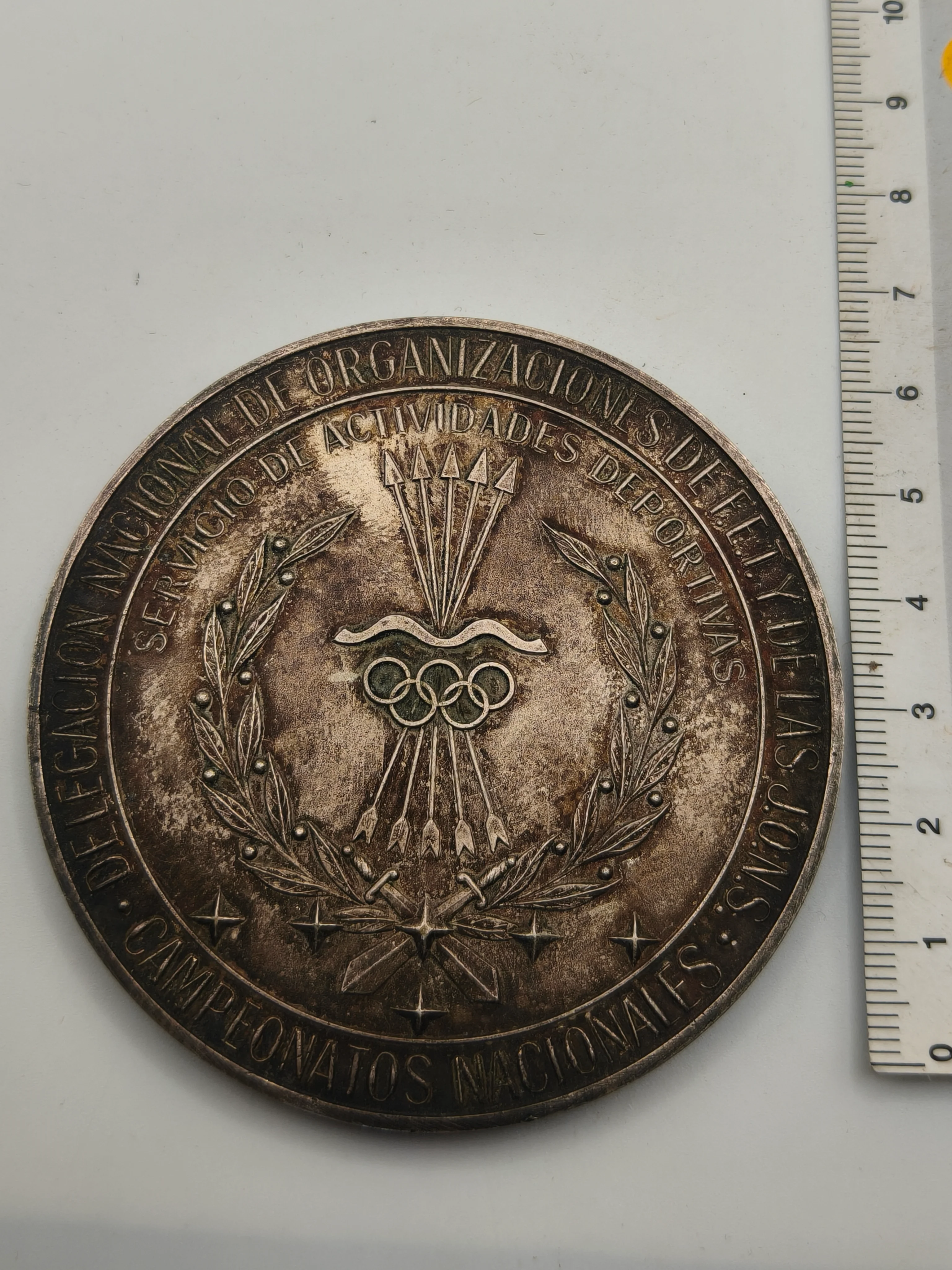 Phalanx Gun Shoot Medal. Spain Franco's period.