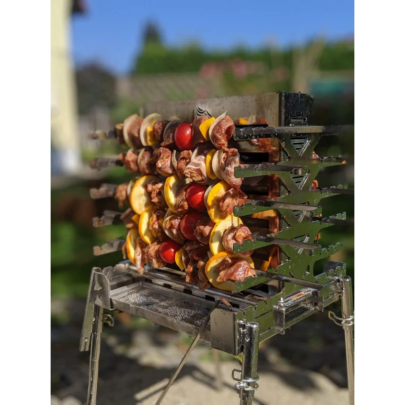 2025 DG Grills Drago Deluxe Set Grill verticale a spiedo