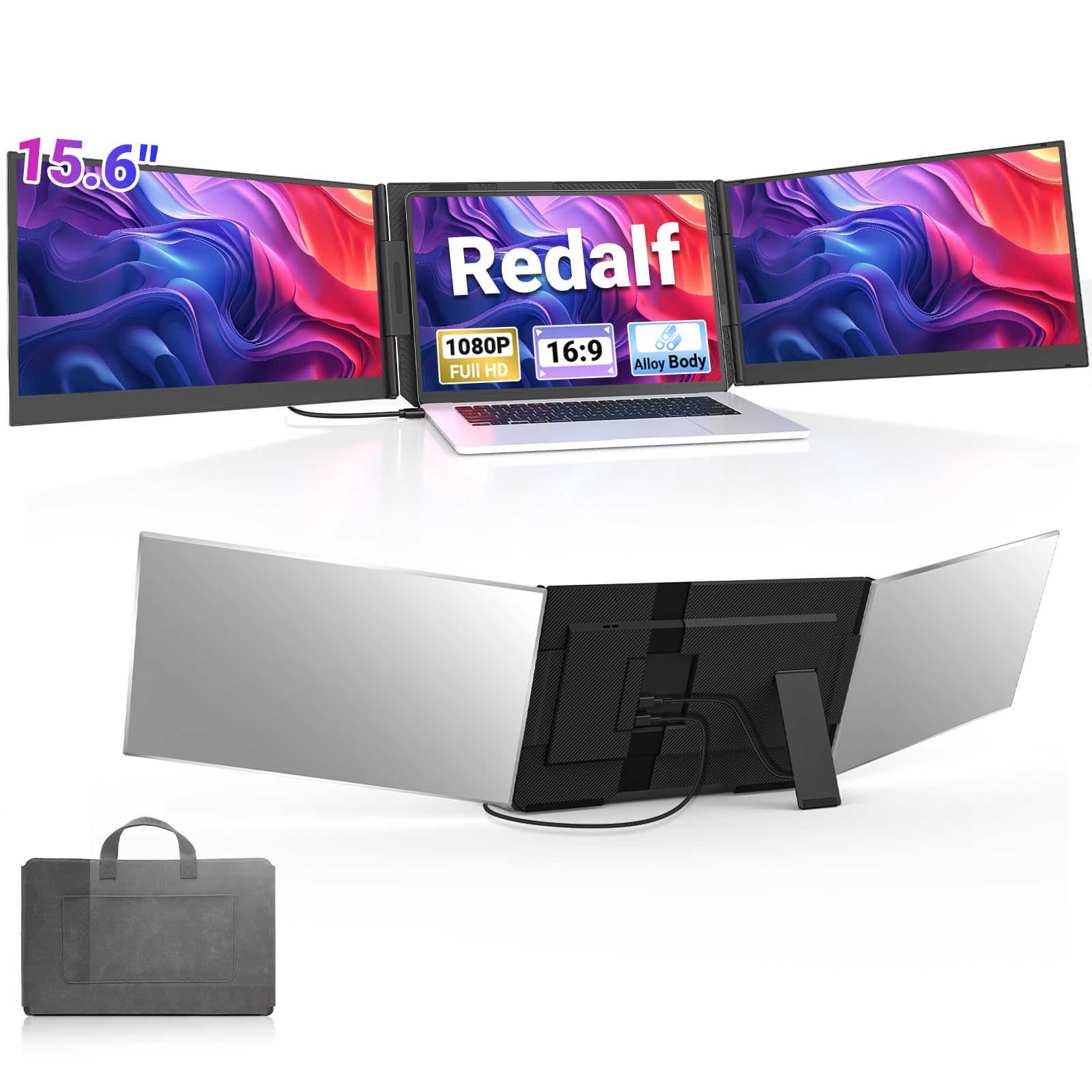Tragbarer Laptop-Bildschirm 15,6
