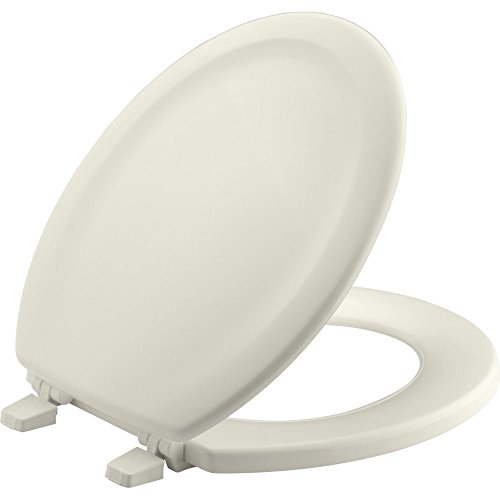 KOHLER K 4648 96   Sedile WC rotondo con cerniere in plastica colorata : Amazon.it: Fai da te