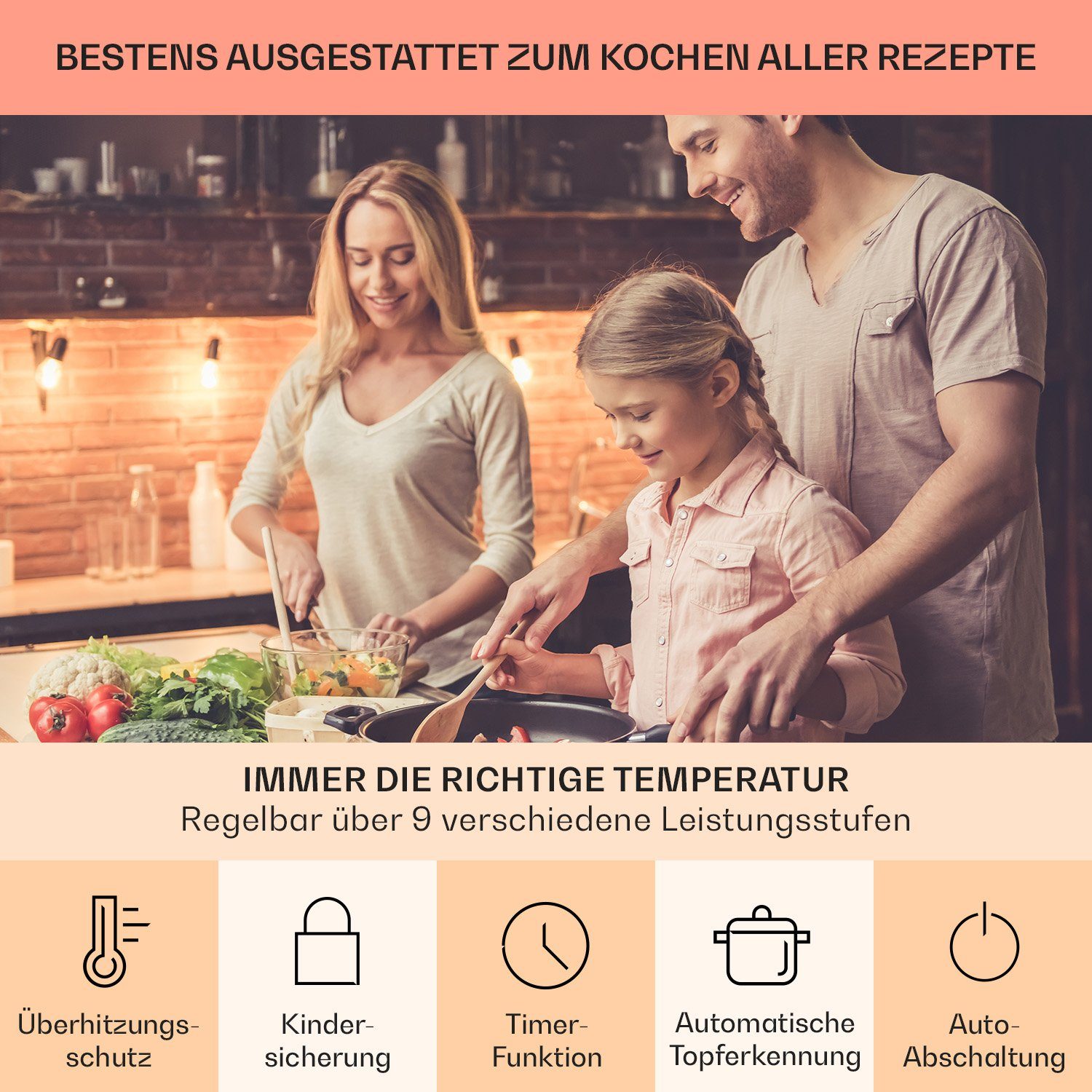 Elektro-Kochfeld Virtuosa