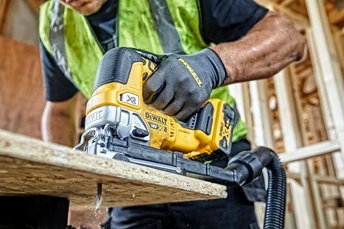 DEWALT DCS334N XJ Seghetto alternativo Brushless con impugnatura a staffa XR 18V senza batterie ne caricabatteria : Fai da te