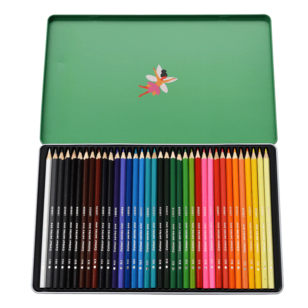 Rex London 36 Colouring Pencils Tin