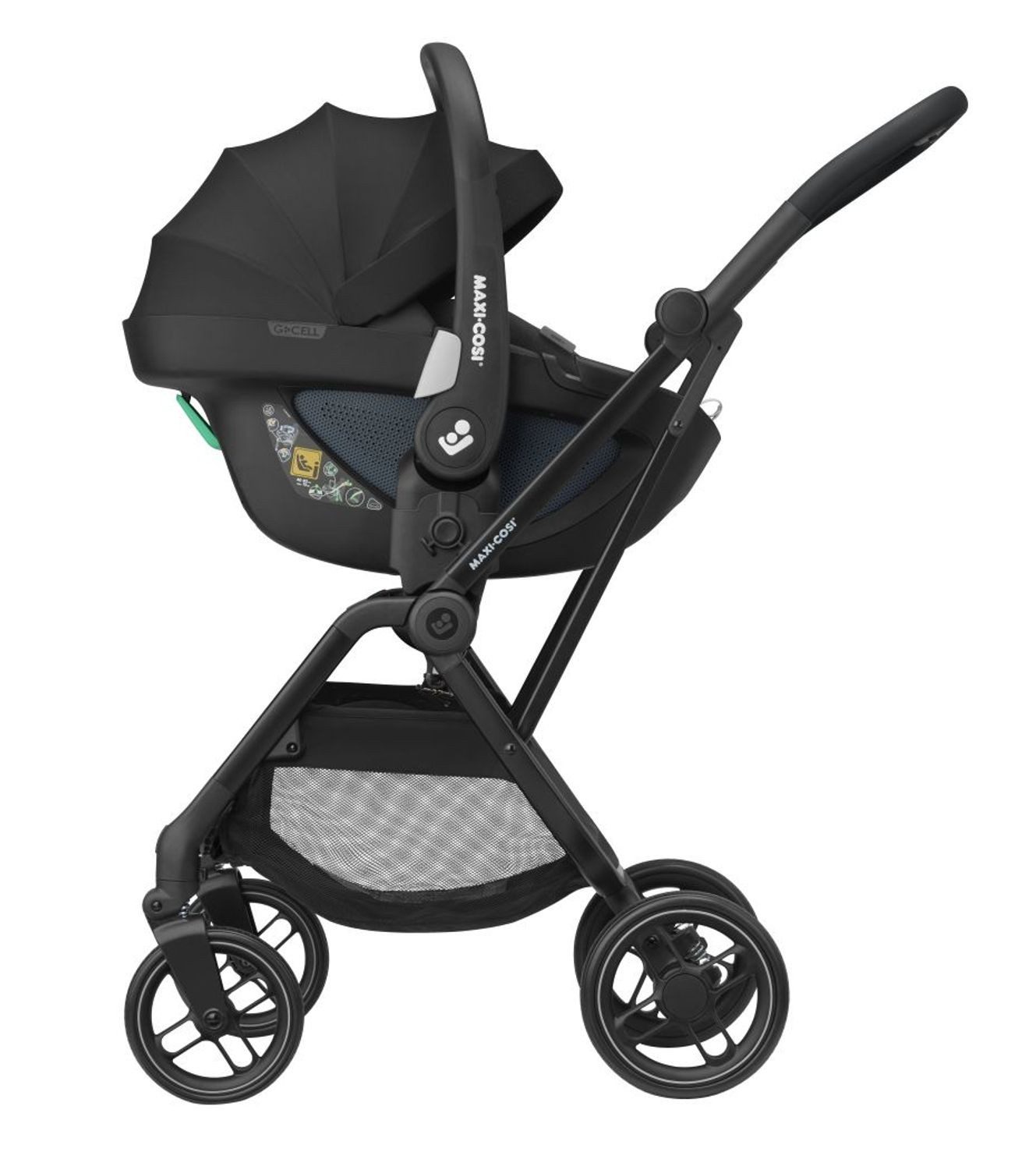 Kombi-Kinderwagen Twillic Black