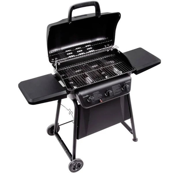 Dyna-Glo 3-Burner Open Cart Propane Gas Grill in Black
