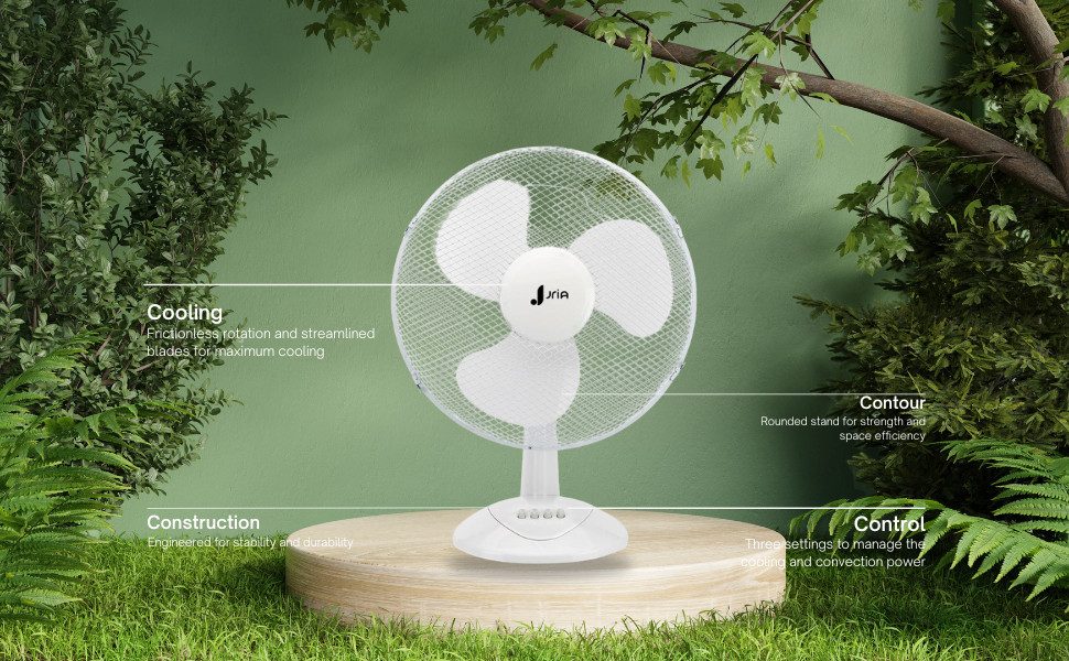 Tischventilator Tischventilator Standventilator 30cm 3 Geschwindigkeitsstufen