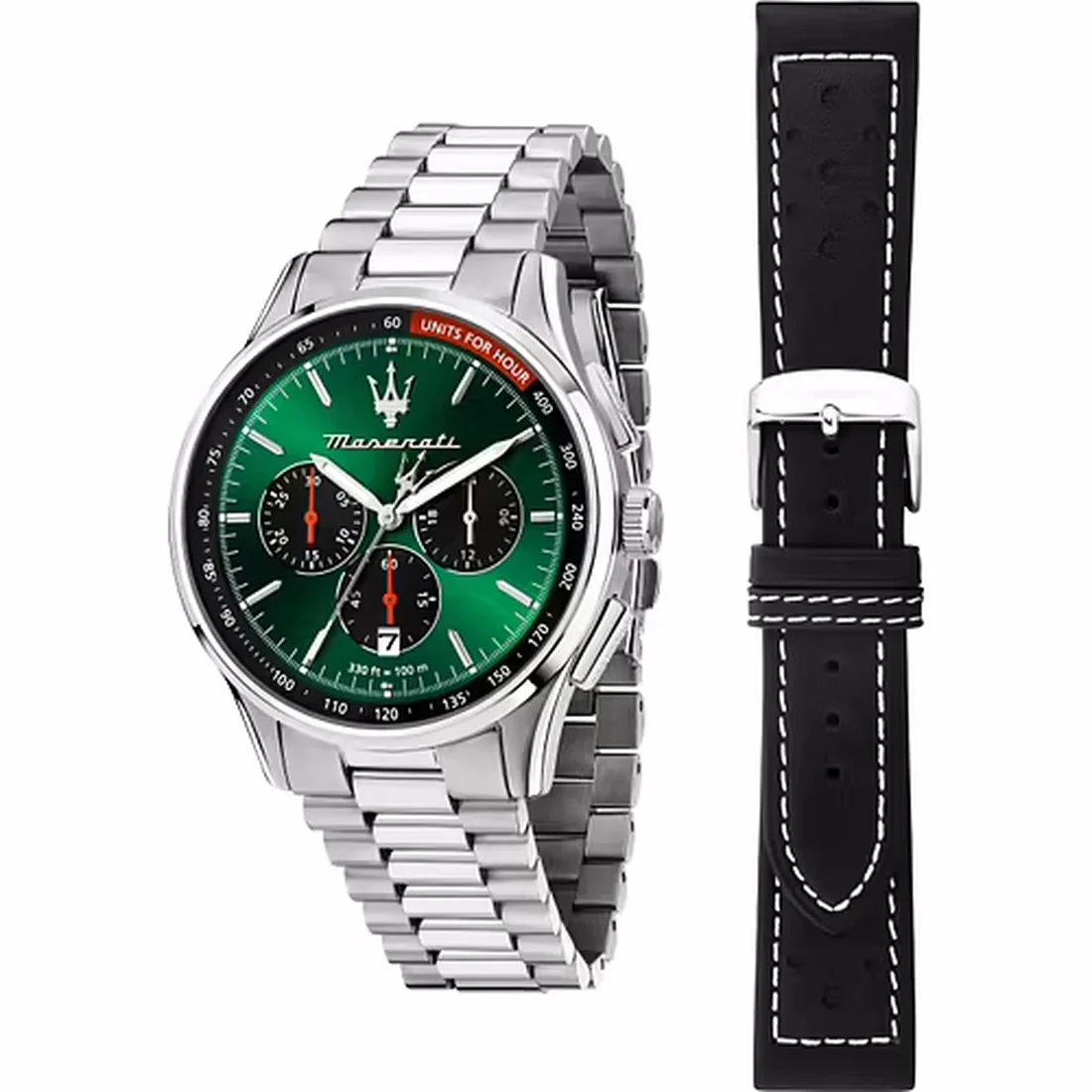 Orologio Maserati Sorpasso crono verde special pack R8873624002
