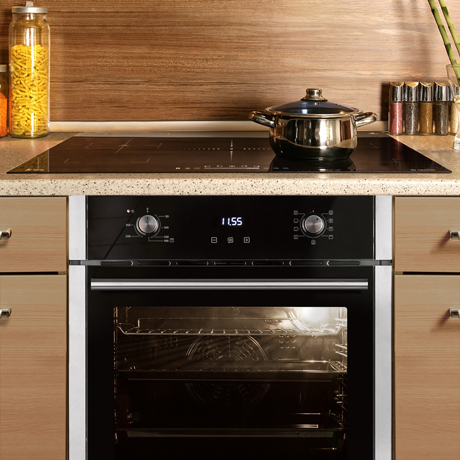 Backofen-Set Backofen und Induktionskochfeld SET8005IH890FZ