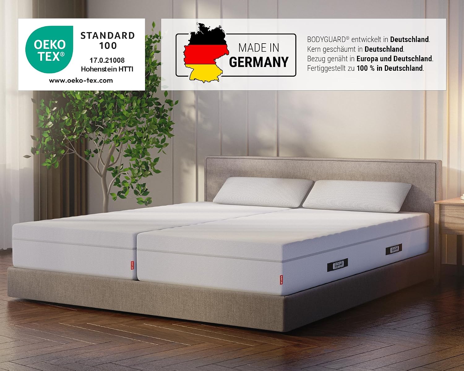 bett1 BODYGUARD Boxspring-Matratze