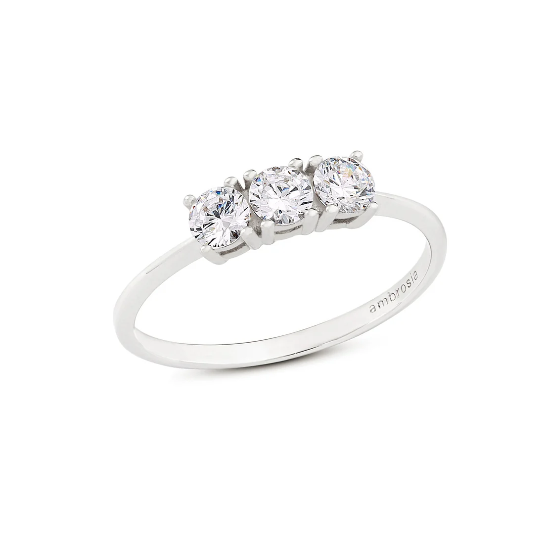 Trilogy Ambrosia Gioielli oro bianco 750 e zirconi AAZ 082