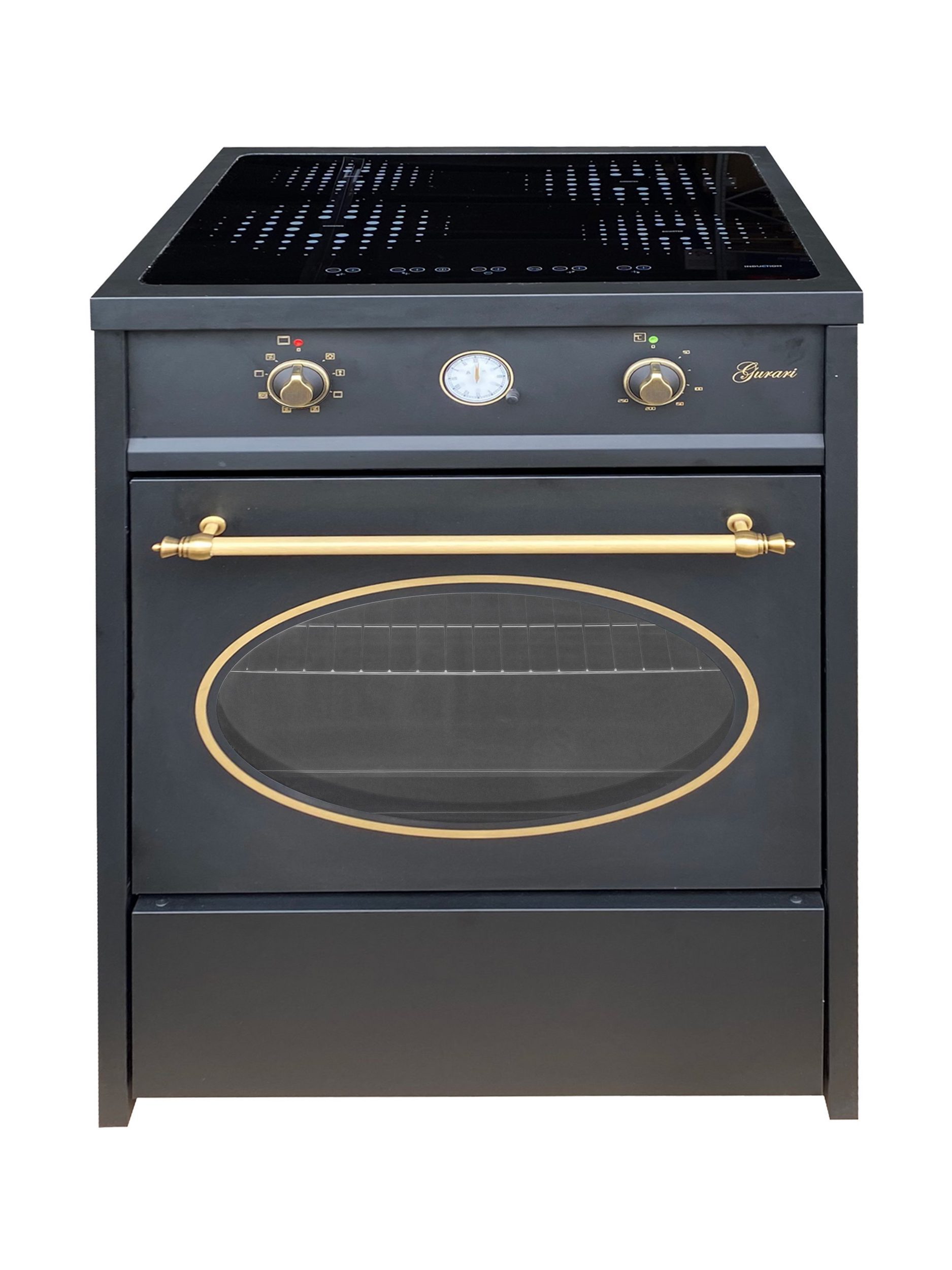 Induktions-Standherd 60 cm Induktionsherd Freistehend 60 L GCH E 612+Grillplatte