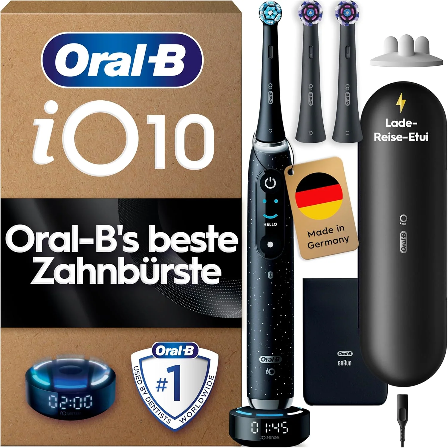 Oral-B Drogerie & Körperpflege,Mund- & Zahnpflege,Zahnbürsten & Zubehör, Braun/Schwarz