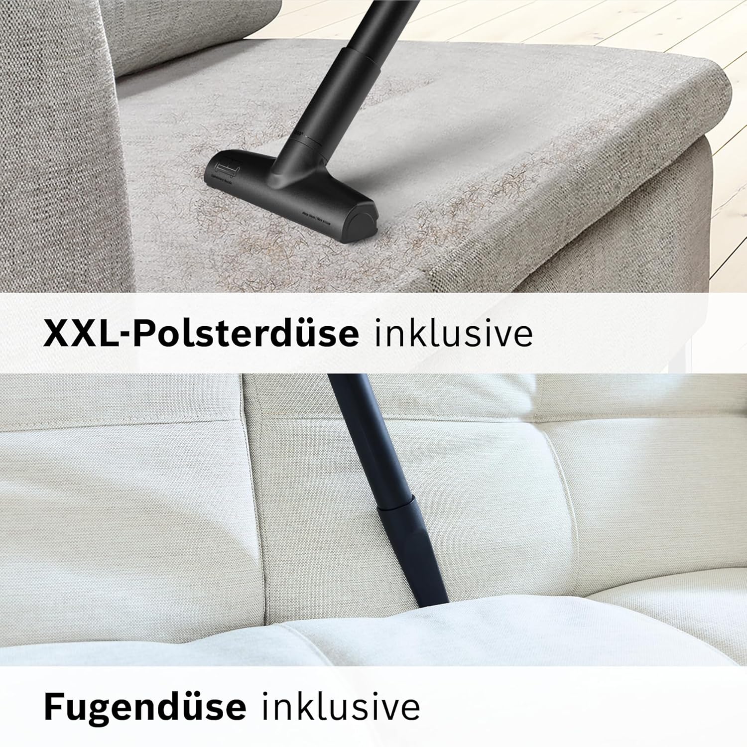 Bosch Stofzuiger met zak Serie 8 BGB75X494, sledestofzuiger, ideaal voor mensen met allergie?n, hygi?nefilter, vloermondstuk voor parket, tapijt, tegels, lange kabel, stil, 650 W, blauw