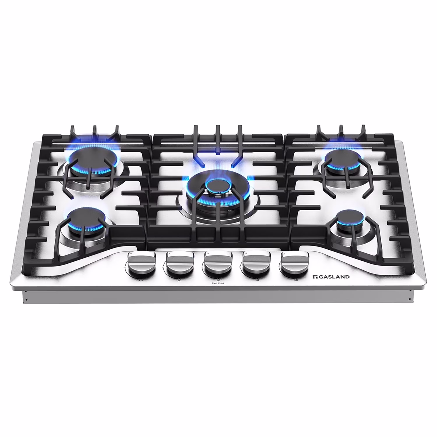 Gasland Chef  30" 5 Burners 30" Gas Cooktop, Stovetop, NG/LPG,Stainless Steel, Auto Ignition