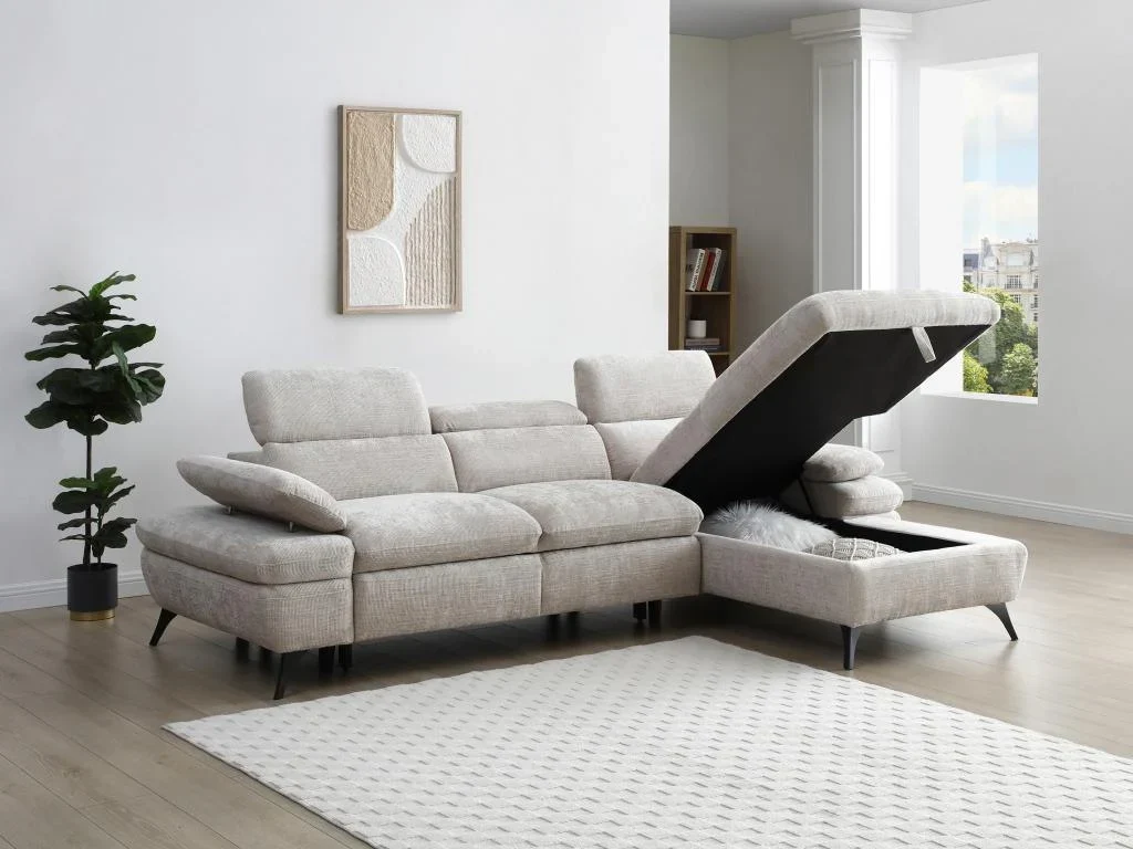 Corner Sectional Sofa - Beige #2