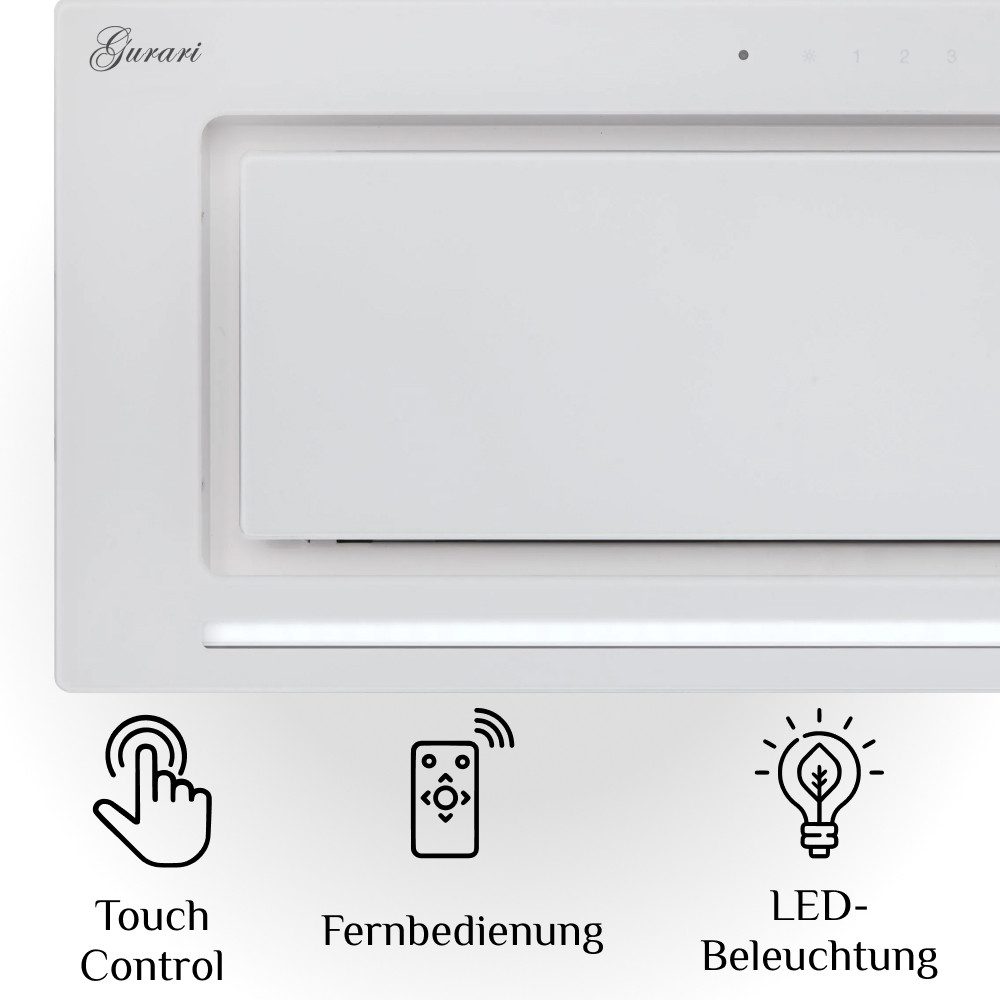 Deckenhaube GCH E 217 WH 90 PRIME N. Dunstabzugshaube, 90cm, 1000 m³/h