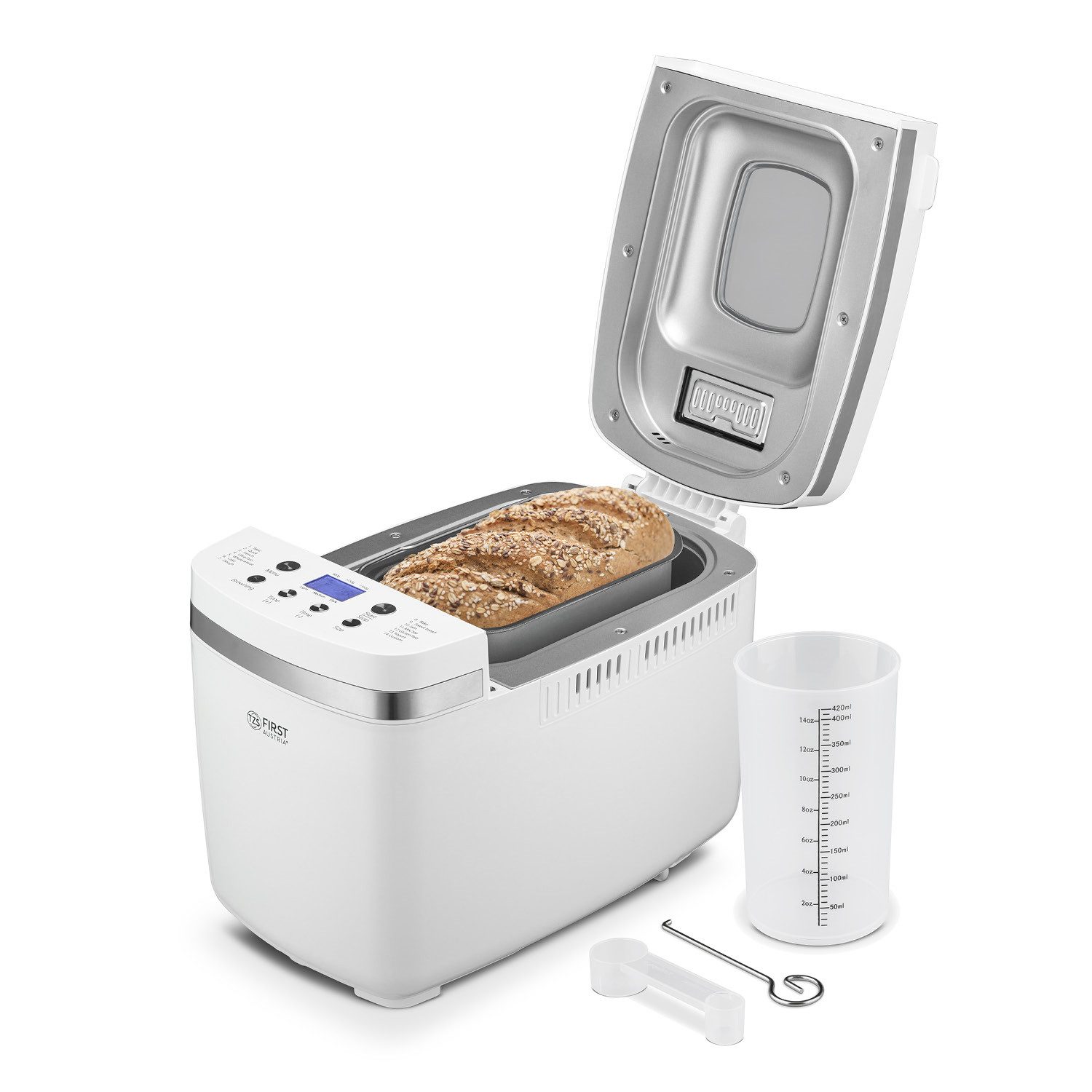 Brotbackautomat 900g oder 1350g, 850W, Timer, Abschaltautomatik, Display