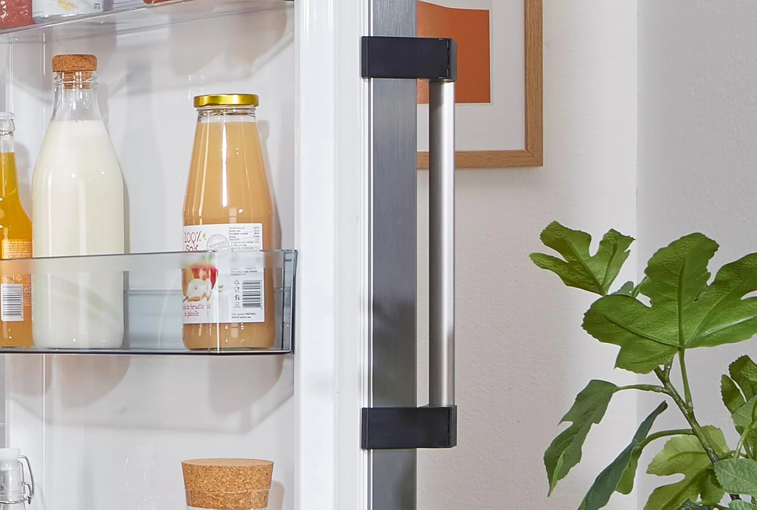 Gorenje R 619 DAXL6 Koelkast/AdaptTech/FreshZone/Snelkoelfunctie/Ventilatiekoelsysteem/LED Display/398l/185cm/EEK D/Roestvrij staal