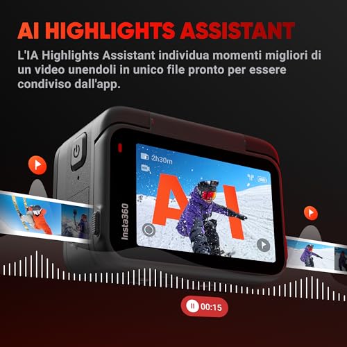 Insta360 Ace Pro impermeabile Co disegnata