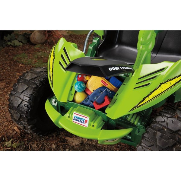 12V Power Wheels Dune Racer Extreme Battery-Powered Ride-On, Green