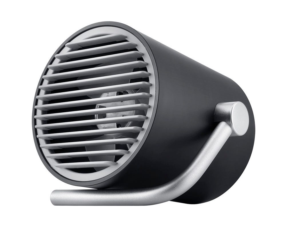 Tischventilator Tube ohne Trafo, handlich, zwei starke Lüfter, Leistung 2W, praktisch