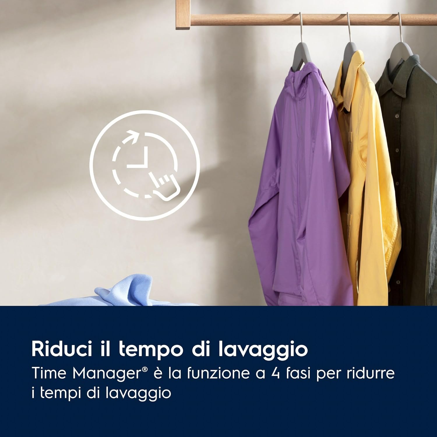 Electrolux EW6S526A Lavatrice Slim a Carica Frontale Serie 600 SensiCare, 6 kg, Classe A, Steam Anti-Allergy, Time Manager, Lavaggio Rapido 14 min, Capi Morbidi e Freschi, 843x595x378 mm