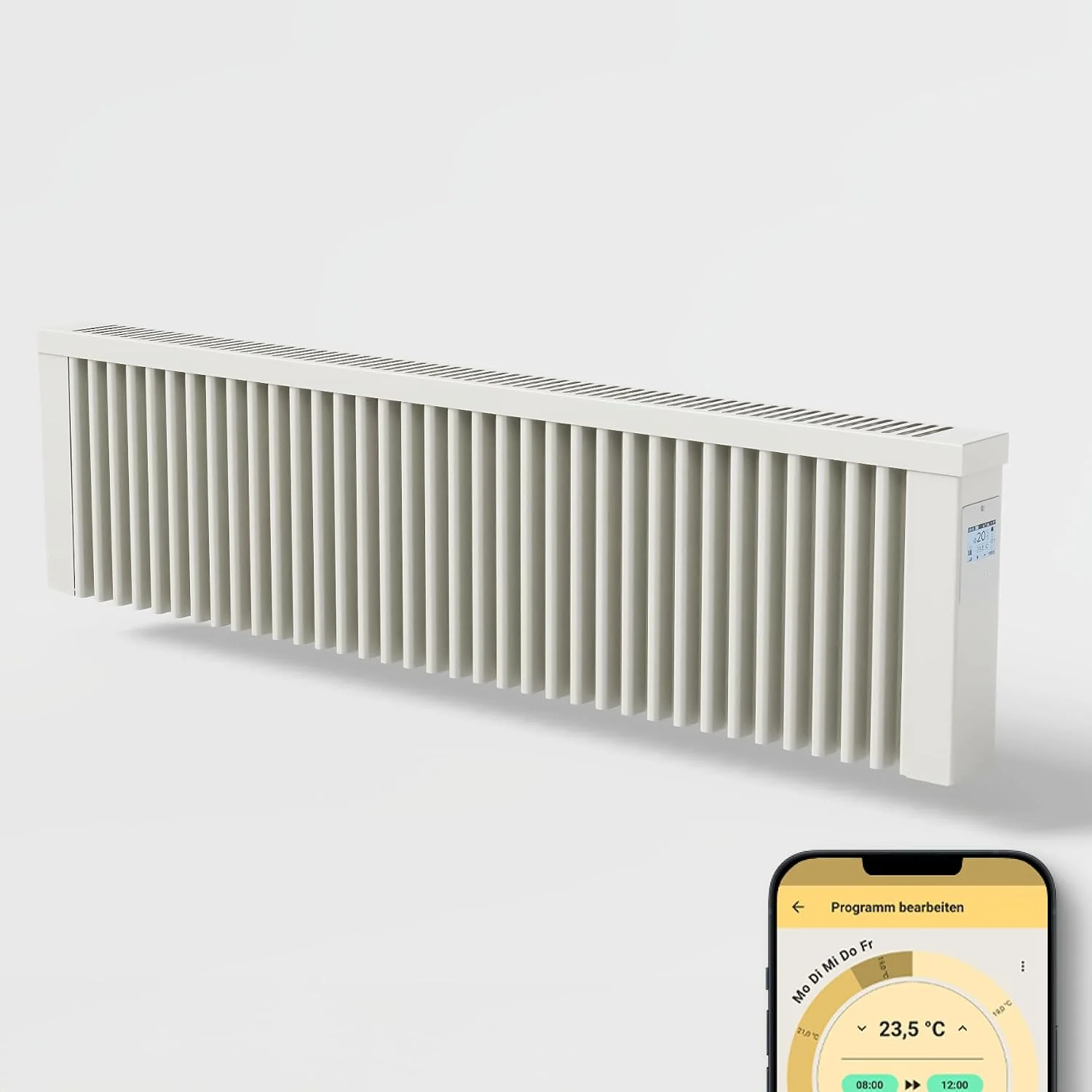AeroFlow Elektroheizkörper, Mehrfarbig, Elektroheizung mit Schamotte Speicherkern FlexiSmart Pro