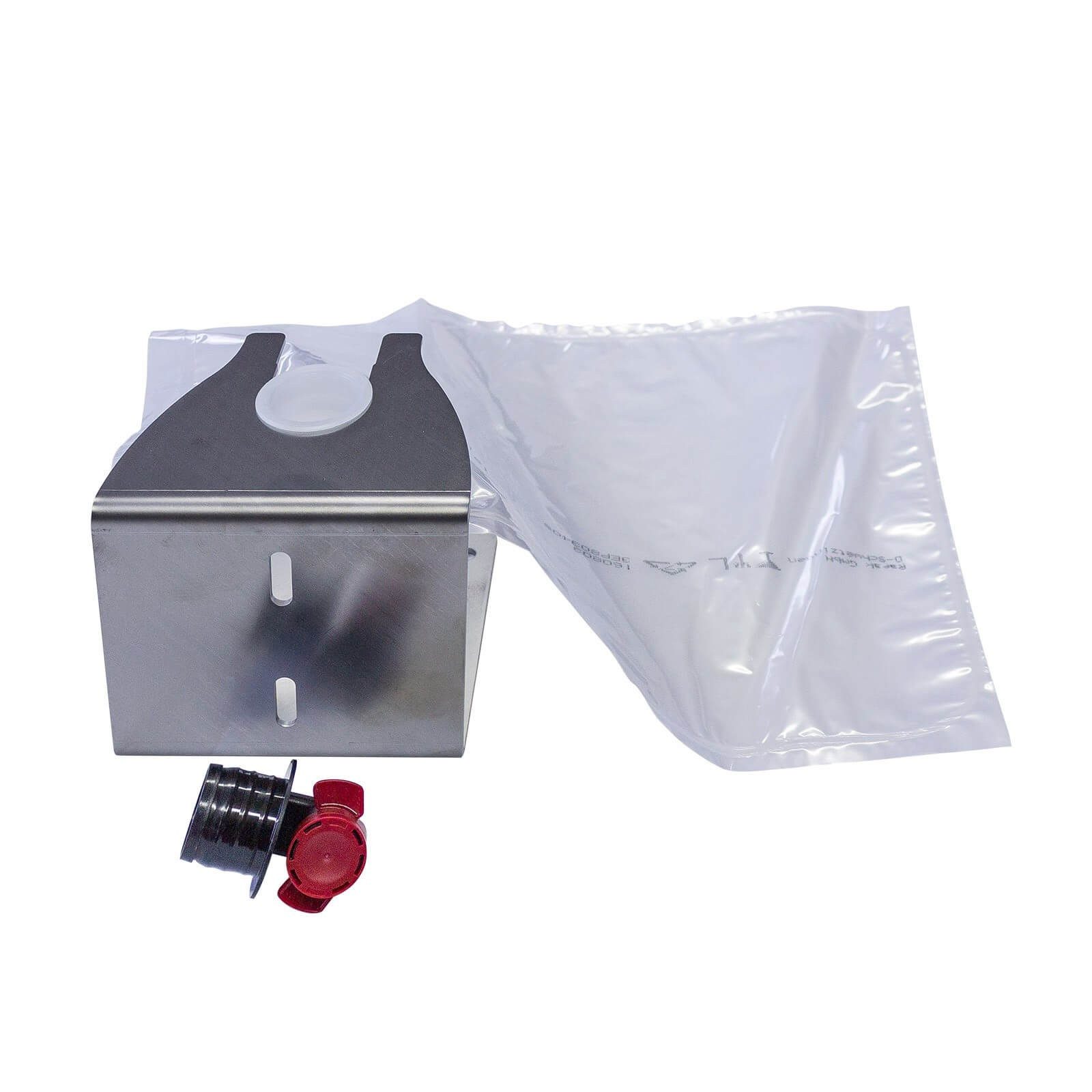 Entsafter Bag in Box Edelstahl Abfüllhalter für Saftbeutel 3-10 Liter, 10cm