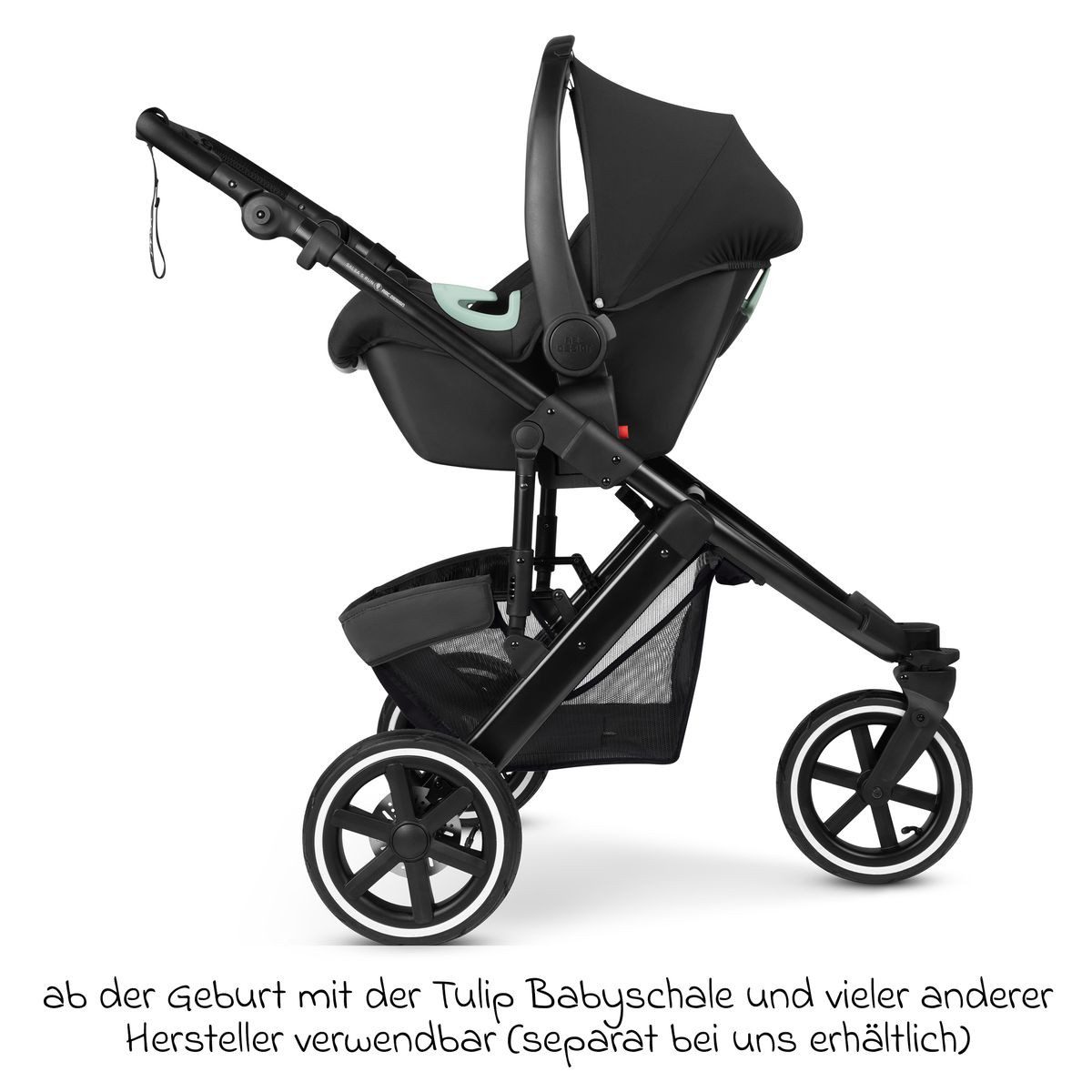 Kombi-Kinderwagen Salsa 5 Run - Pure - Coal
