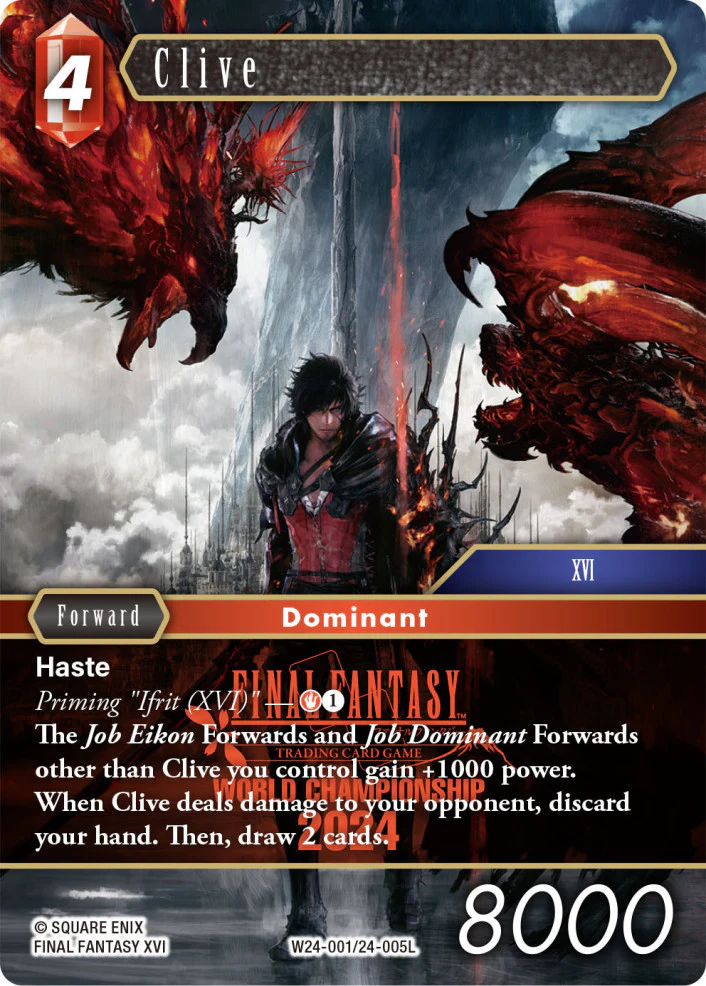 Final Fantasy TCG World Champion Decks 2024