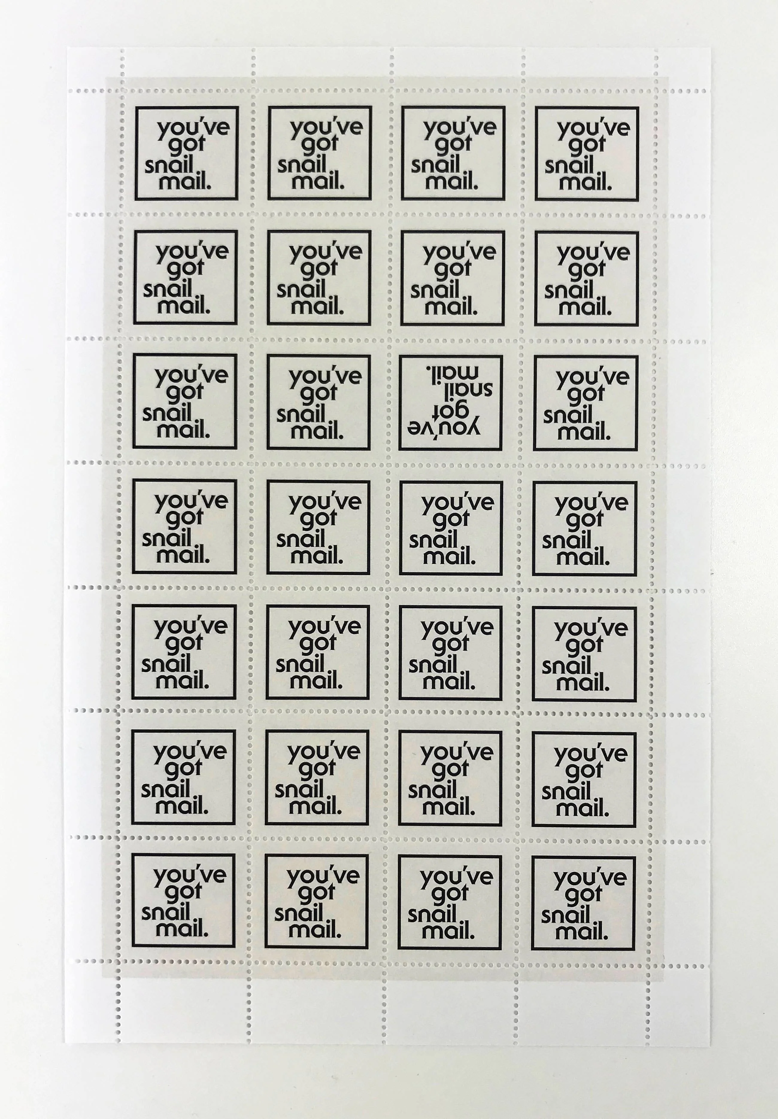 The Portland Stamp Company - You've Got Snail Mail - Lick & Stick Stamps