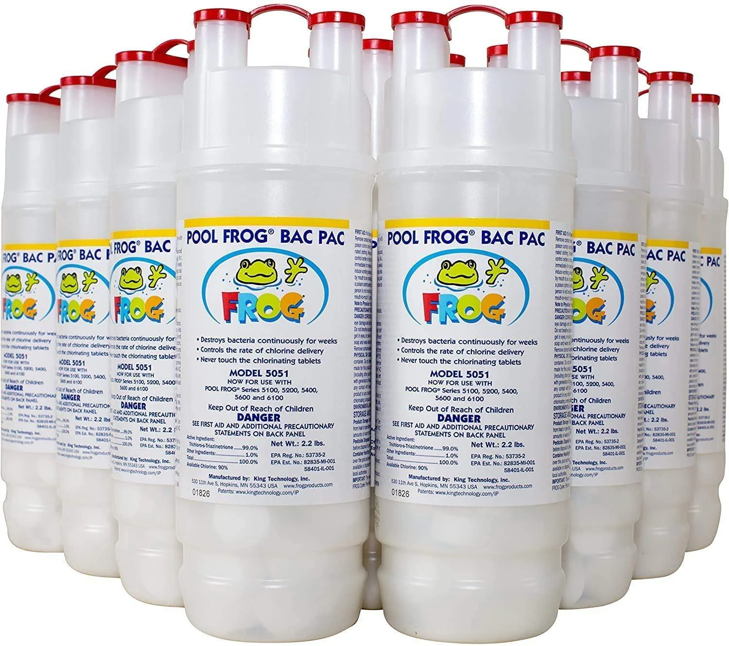 King Technology Pool Frog Bac Pac- 12 Pack