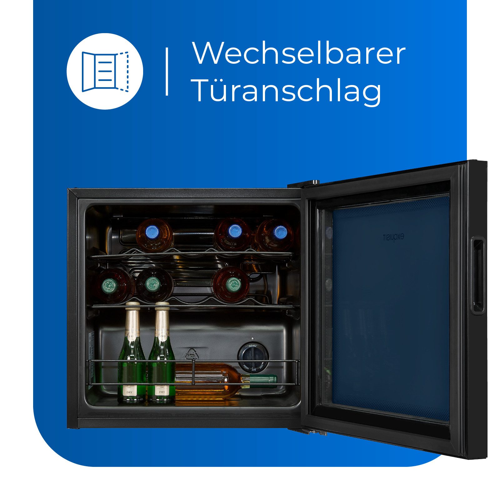 Weinkühlschrank WS1-12-GT-030G schwarzPV